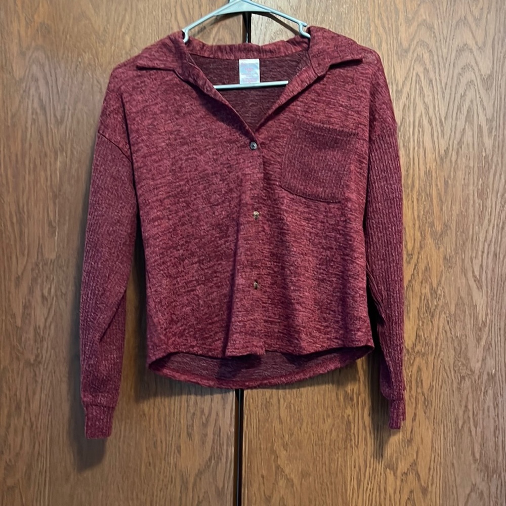 Knit Button Up
